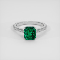 2.79 Ct. Emerald Ring, Platinum 950 1