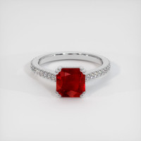 1.91 Ct. Ruby Ring, Platinum 950 1