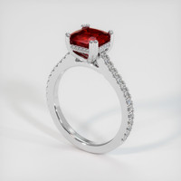 1.91 Ct. Ruby Ring, Platinum 950 2