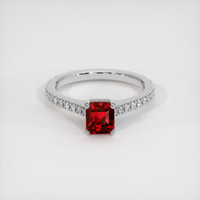 1.65 Ct. Ruby Ring, Platinum 950 1