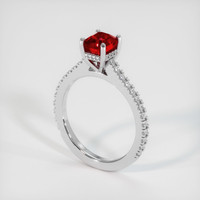 1.65 Ct. Ruby Ring, Platinum 950 2