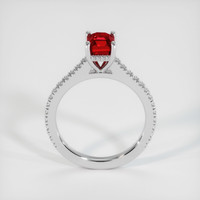 1.65 Ct. Ruby Ring, Platinum 950 3