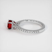 1.65 Ct. Ruby Ring, Platinum 950 4