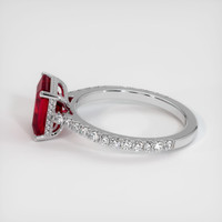 2.92 Ct. Ruby Ring, Platinum 950 4