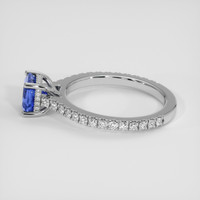 1.44 Ct. Blue Sapphire Ring, Platinum 950 4