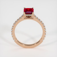 1.55 Ct. Ruby Ring, 14K Rose Gold 3