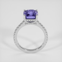 4.14 Ct. Violet Spinel Ring, Silver 3