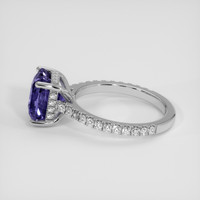 4.14 Ct. Violet Spinel Ring, Silver 4