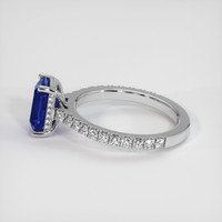 1.74 Ct. Blue Sapphire Ring, 10K White Gold 4