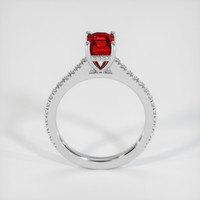 1.65 Ct. Ruby Ring, 14K White Gold 3