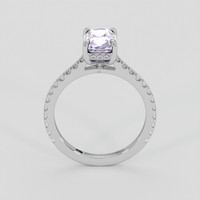 2.07 Ct. Purple Sapphire Ring, 14K White Gold 3