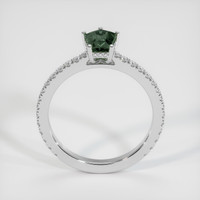 1.02 Ct. Green Sapphire Ring, 14K White Gold 3