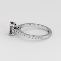 1.27 Ct. Bi Color Sapphire Ring, 18K White Gold 4