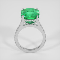 6.18 Ct. Emerald Ring, 18K White Gold 3