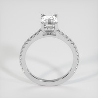 2.22 Ct. White Sapphire Ring, 18K White Gold 3
