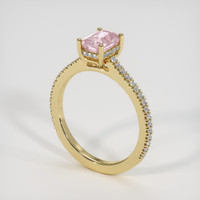 2.15 Ct. Pink Sapphire Ring, 10K Yellow Gold 2