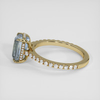 2.97 Ct. Bi Color Sapphire Ring, 10K Yellow Gold 4