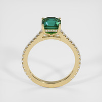 3.05 Ct. Bluish Green Sapphire Ring, 10K Yellow Gold 3