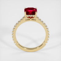 2.08 Ct. Ruby Ring, 14K Yellow Gold 3