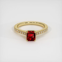 1.65 Ct. Ruby Ring, 14K Yellow Gold 1