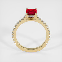 2.01 Ct. Ruby Ring, 14K Yellow Gold 3