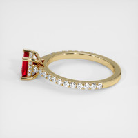 1.00 Ct. Ruby Ring, 14K Yellow Gold 4
