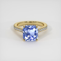4.08 Ct. Sapphire Ring, 14K Yellow Gold 1