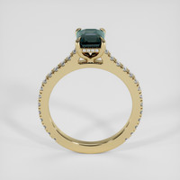 1.78 Ct. Bluish Green Sapphire Ring, 14K Yellow Gold 3