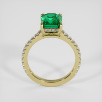 2.61 Ct. Emerald Ring, 18K Yellow Gold 3