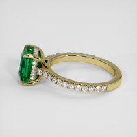 2.61 Ct. Emerald Ring, 18K Yellow Gold 4