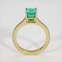 1.90 Ct. Emerald Ring, 18K Yellow Gold 3