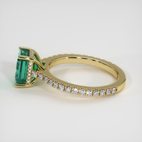 1.90 Ct. Emerald Ring, 18K Yellow Gold 4