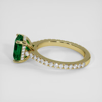 2.09 Ct. Emerald Ring, 18K Yellow Gold 4