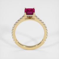 2.00 Ct. Ruby Ring, 18K Yellow Gold 3
