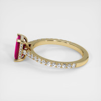 2.00 Ct. Ruby Ring, 18K Yellow Gold 4