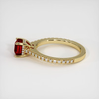 1.65 Ct. Ruby Ring, 18K Yellow Gold 4