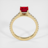 2.01 Ct. Ruby Ring, 18K Yellow Gold 3