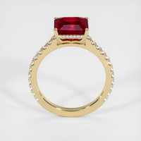 2.92 Ct. Ruby Ring, 18K Yellow Gold 3