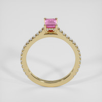 1.01 Ct. Pink Sapphire Ring, 18K Yellow Gold 3