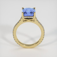 4.08 Ct. Blue Sapphire Ring, 18K Yellow Gold 3