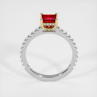 1.00 Ct. Ruby Ring, 14K Yellow & White 3