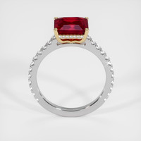 2.92 Ct. Ruby Ring, 14K Yellow & White 3