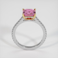 3.37 Ct. Pink Sapphire Ring, 18K Yellow & White 3