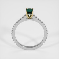 0.74 Ct. Sapphire Ring, 18K Yellow & White 3