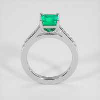 1.13 Ct. Emerald Ring, Platinum 950 3
