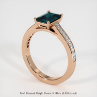 1.08 Ct. Gemstone Ring, 18K Rose Gold 2