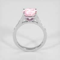 4.19 Ct. Pink Sapphire Ring, 14K White Gold 3