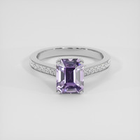 2.64 Ct. Gemstone Ring, 18K White Gold 1