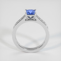 0.79 Ct. Sapphire Ring, 18K White Gold 3