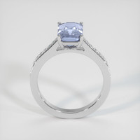 3.65 Ct. Sapphire Ring, 18K White Gold 3